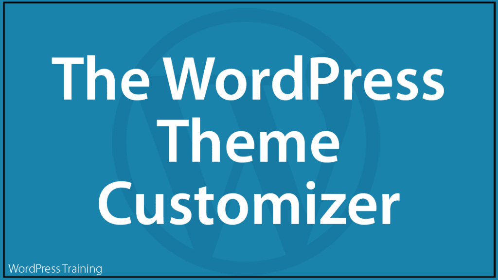 WordPress Theme Customizer