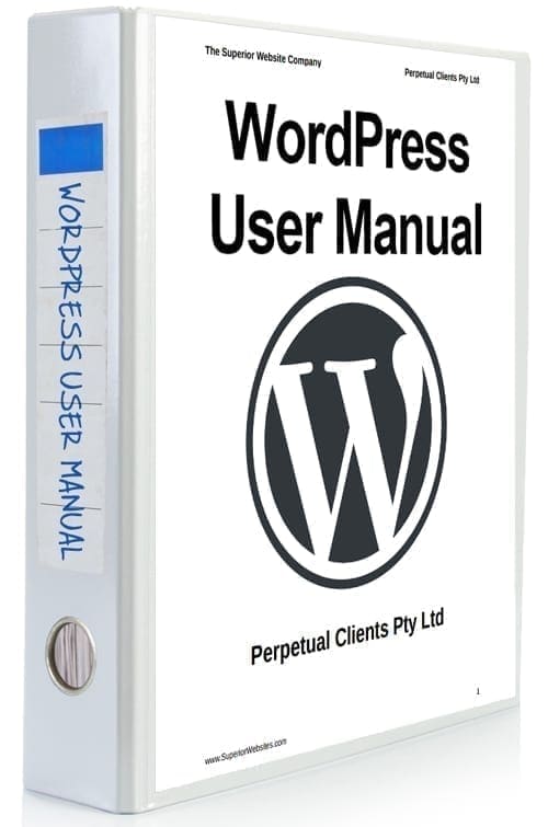 WordPress User Manual (Rebrandable) [WPTM-004R]